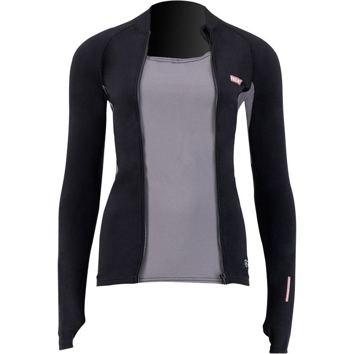 2024 Prolimit Womens Loosefit Convertible SUP Top 14705 - Black Light Grey